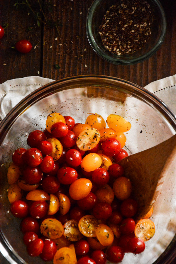 Cherry Tomato Tart with Za'atar Recipe