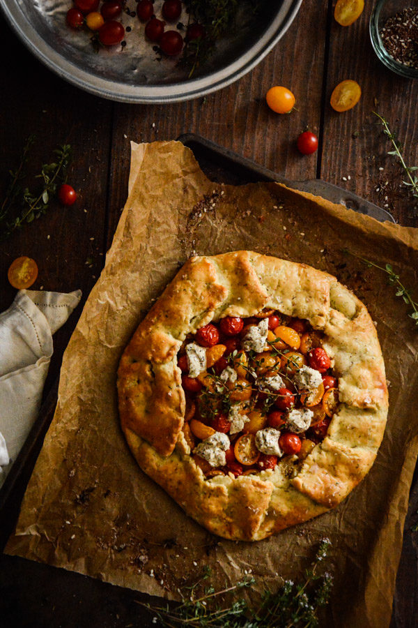 Cherry Tomato Tart with Za'atar Recipe