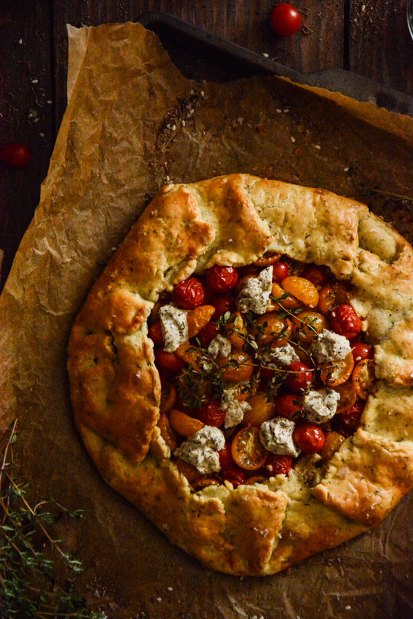 Cherry Tomato Tart with Za'atar Recipe