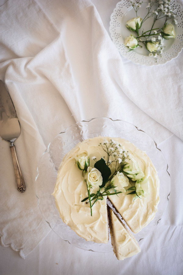 Triple Lemon Cake with Cheesecake Center Recipe