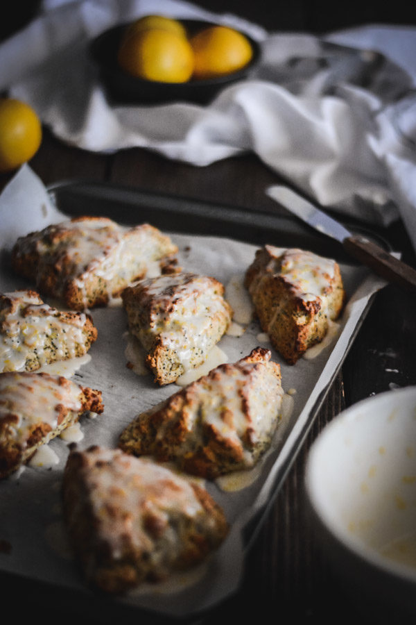 Sweet Lime and Poppy Seed Scones Recipe