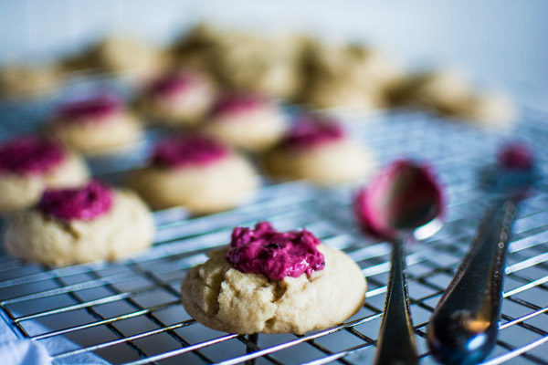 Butter Cookies with Tayberry Buttercream Recipe
