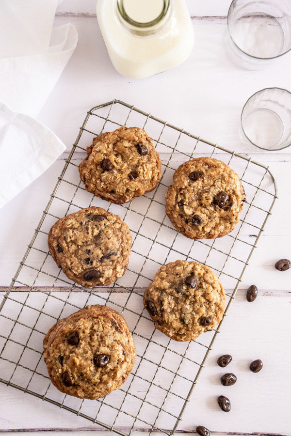 Chocolate Covered Raisin Oatmeal Cookies Recipe