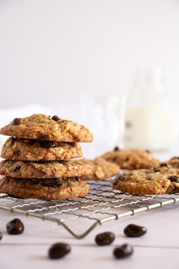 Chocolate Covered Raisin Oatmeal Cookies Recipe